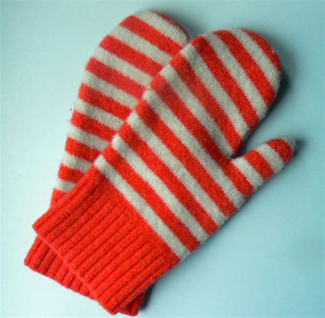 Upcycled Wool Mittens