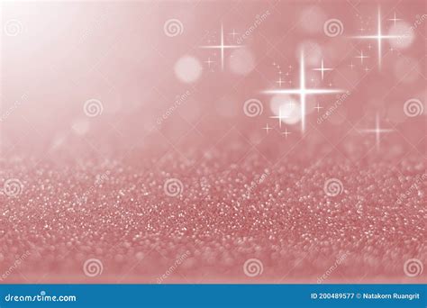 Rose Gold Wallpaper With Blurred Glitter Bokeh Stock Image Image Of