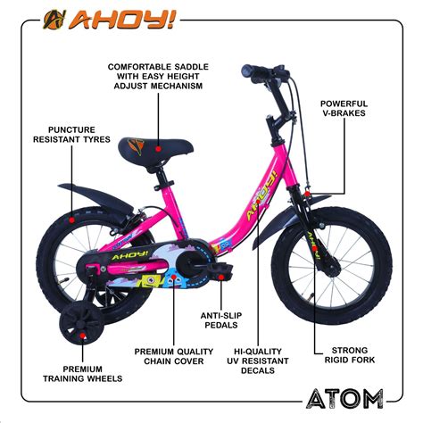 Atom Kids Bike Single Speed 14t Buy Cycle Non Gear For Girls
