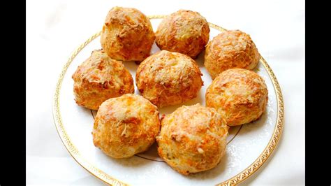 French Cheese Puffs Gruyere Gougeres French Youtube