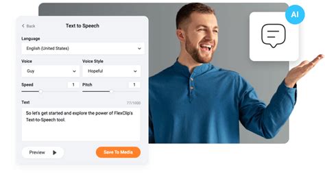 Ai Text To Speech Video Maker Convert Text To Voice Online Flexclip