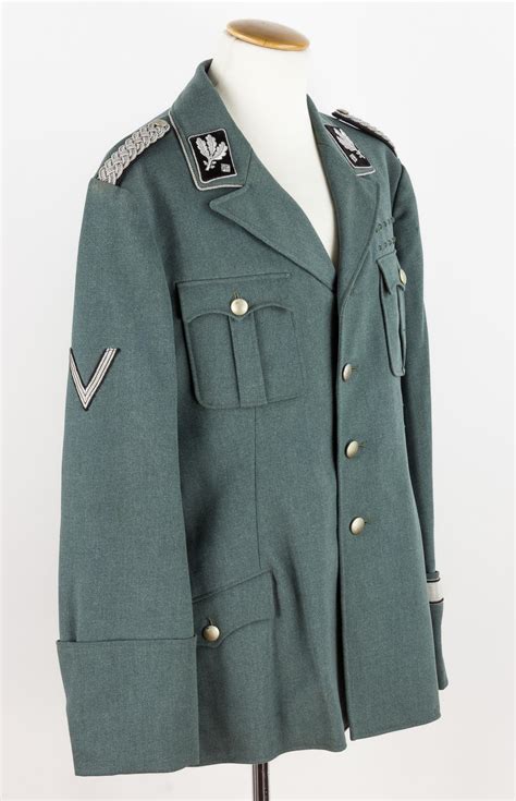 Lot Uniform Tunic Of Ss Obergruppenfuhrer Karl Von Eberstein With Signed Photo And Document