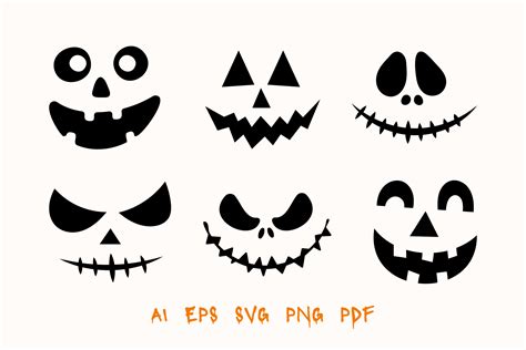 Free Halloween Pumpkin Face SVG