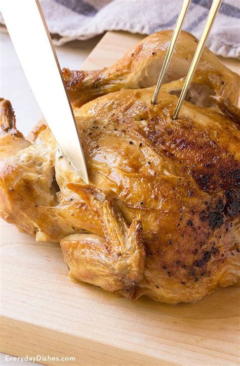 It's a family favorite dinner meal! How to Cut a Roasted Chicken Instructional Video