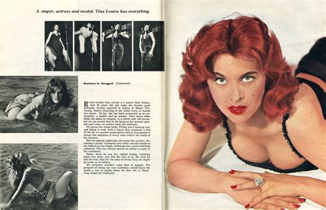 Tina Louise Feature In Satan Magazine Before Tina Louise W Flickr