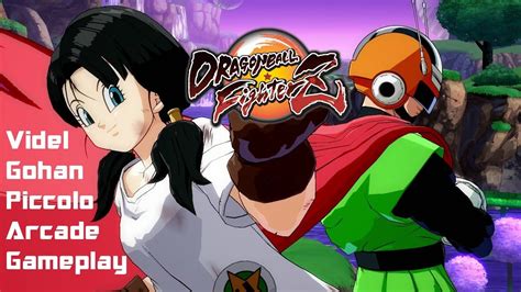 See more ideas about gohan, dragon ball z, dragon ball. Dragon Ball FighterZ: Videl/Gohan/Piccolo Arcade Gameplay ...