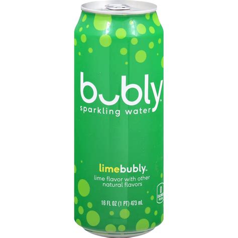 Bubly Sparkling Water Lime 16 Fl Oz Sparkling And Seltzer Fishers Foods