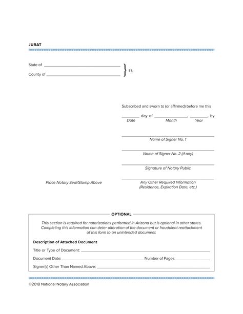 Notary Signature Template Texas Tutoreorg Master Of Documents