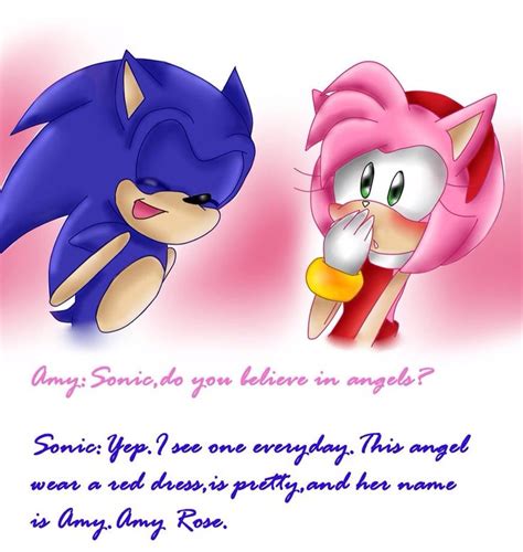 Pin By Starry Blue 💙 On Sonamy Sonic And Amy Amy The Hedgehog Sonic