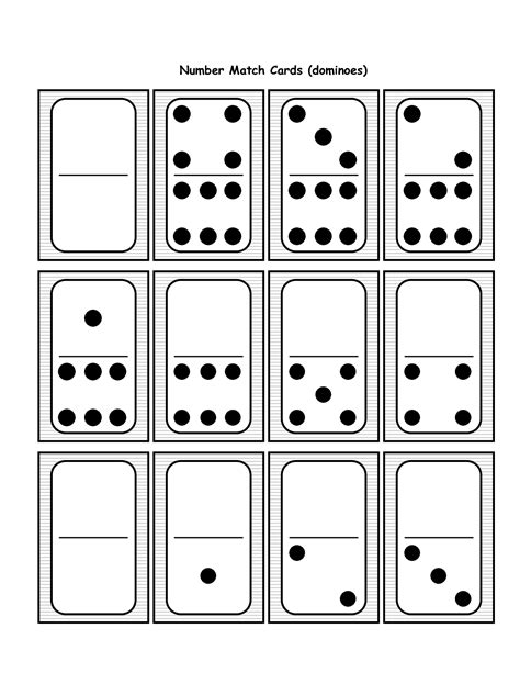 Free Printable Large Printable Dominoes Be Sure To Read Our