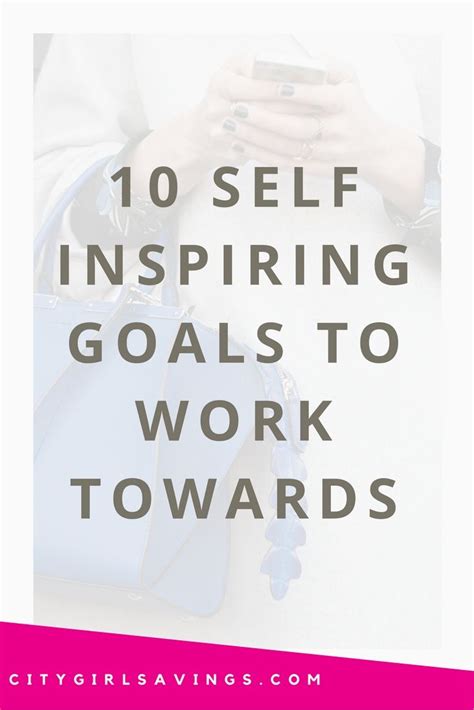 10 Self Development Goals To Aspire For City Girl Savings Self