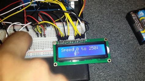 Dc Motor Speed Control Lcd Using Arduino Youtube