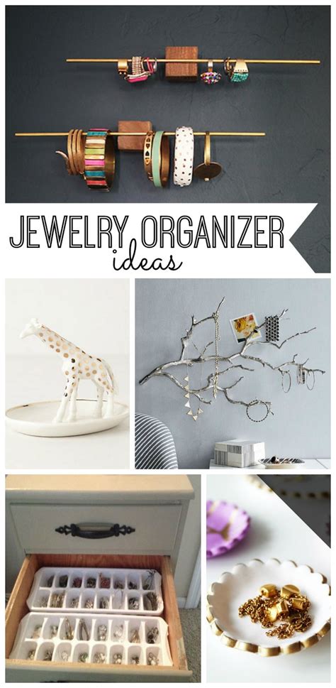 Jewelry is an important part of your outfit, so try experimenting with different beads and crystals. Jewelry Organizer Ideas - My Life and Kids