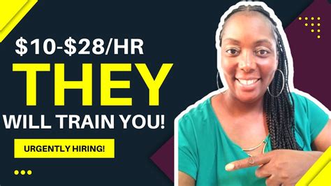 Urgently Hiring Remote Non Phone Jobs 202210 28 Per Hour They Will Train You Youtube