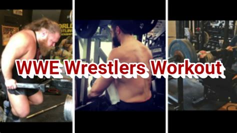 5 Wwe Wrestlers Workout Youtube