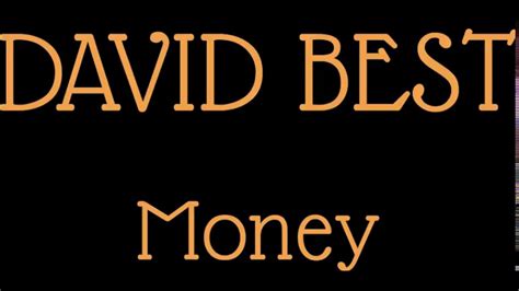 David Best Money Youtube