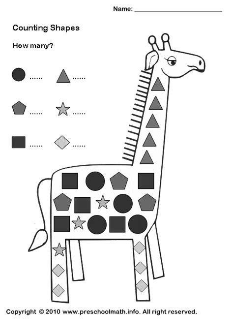 Free printable shapes worksheets for toddlers and preschoolers. Shape Worksheets For Kindergarten