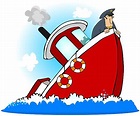 Royalty Free Sinking Ship Clip Art, Vector Images & Illustrations - iStock