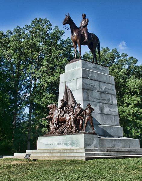 State Of Virginia Monument Gettysburg Photography By Bob Hubbard
