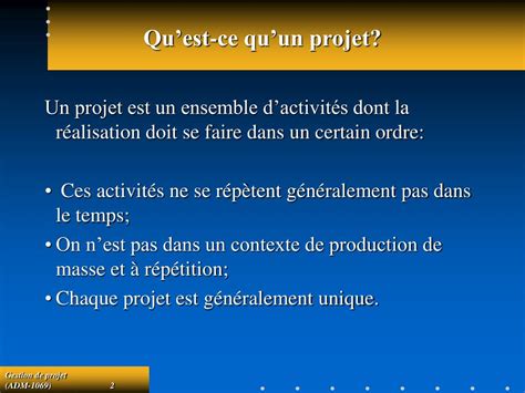 PPT  La gestion de projet PowerPoint Presentation, free download  ID