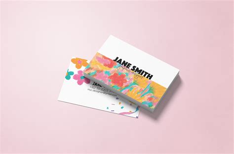 Art Design Business Card Template Printable Instant Download Etsy