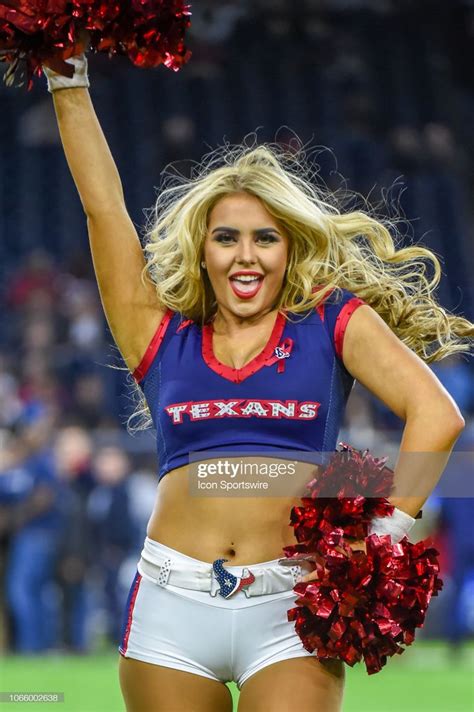 The Houston Texans Cheerleaders Rev Up The Crowd During The Football In 2021 Texans