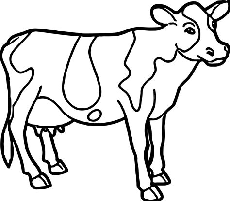 Cow Face Coloring Pages At Free