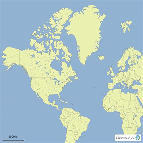 Stepmap Usa Landkarte Für Welt