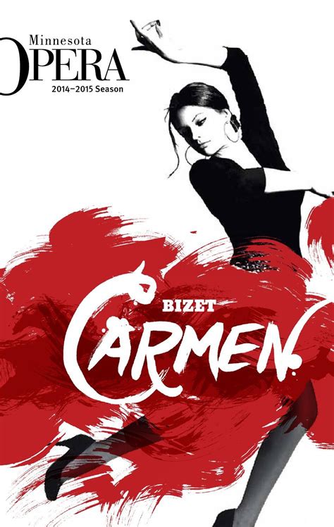 Carmen Minnesota Opera 2014 2015 Season Play Poster Dance Poster