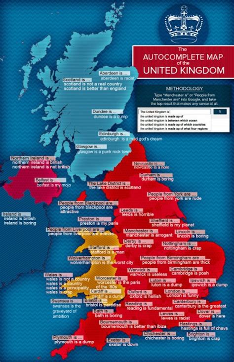 The Autocomplete Map Of The United Kingdom Sick Chirpse