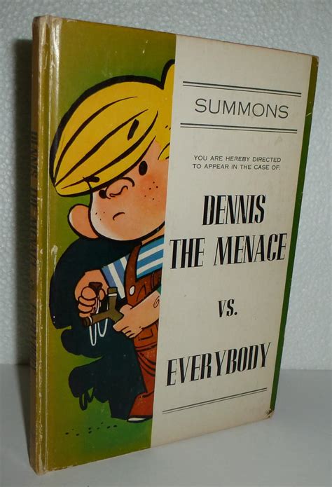 Dennis The Menace Vs Everybody By Ketcham Hank Very Good Hardcover