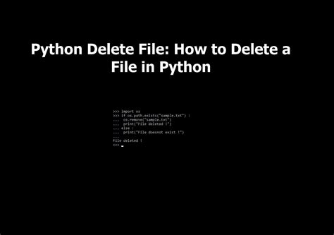 How To Delete A File In Python With Pictures EaseUS
