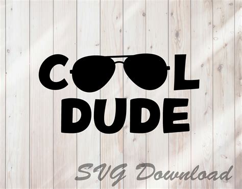 Template Clip Art Digital Download Die Cut Cool Dude Shades Kids