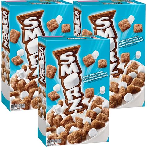 3 Pack Kelloggs Smorz Breakfast Cereal Graham Cracker Smores 102