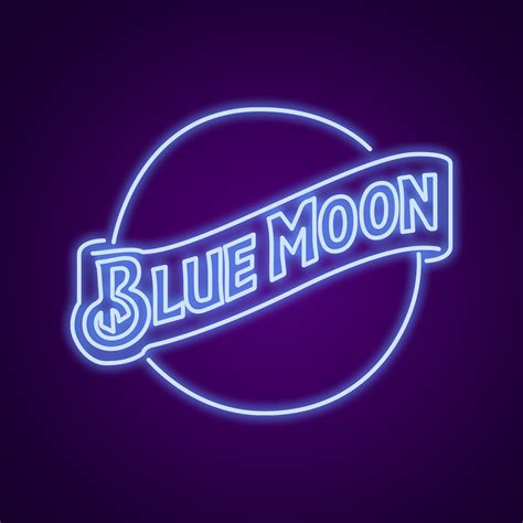 Blue Moon Neon Signs Aesthetic Neon Led Sign Neonize