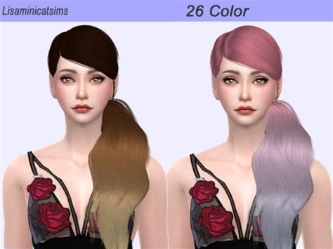 Sims 4 Hairs The Sims Resource Leahlillith`s No Tears Left Ombre