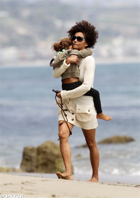 Halle Berry And Nahla At The Beach Popsugar Celebrity Photo My Xxx