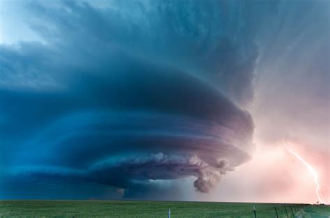A Supercell Thunderstorm Near Vega Texas In 2012