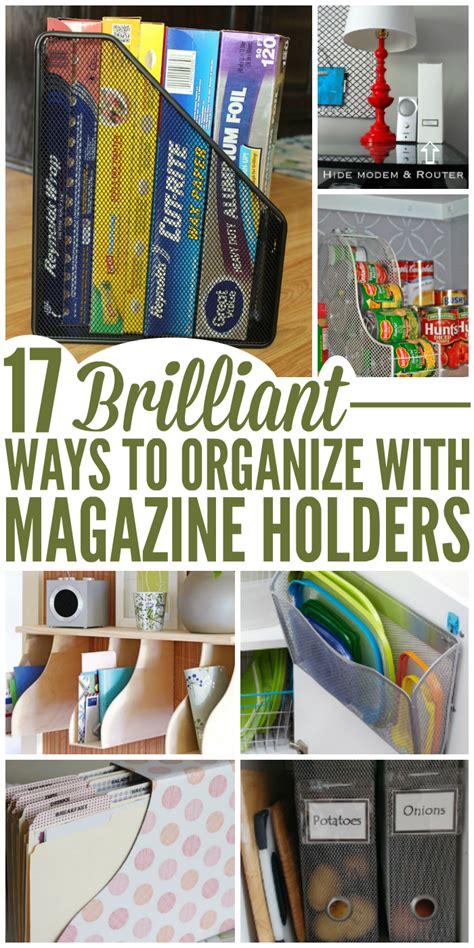 17 Brilliant Ways To Organize With Magazine Holders