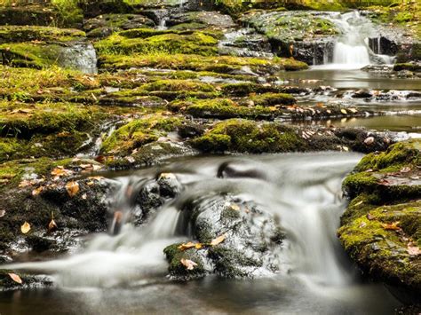 Free Stock Photo Of Mossy Rocks And Small Waterfall Cascades Download