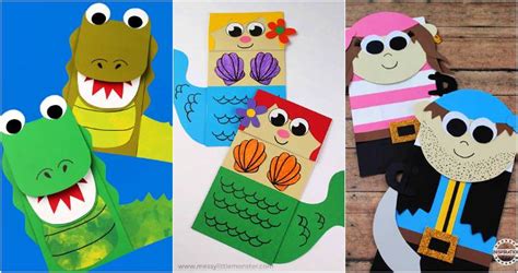 20 Paper Bag Puppets With Free Printable Templates