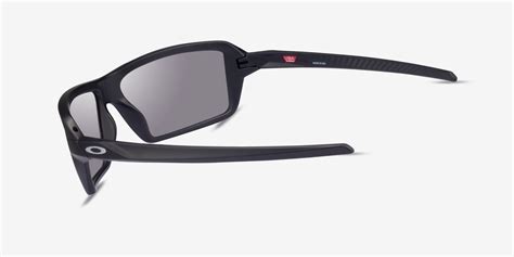 Oakley Cables Rectangle Black Frame Sunglasses For Men Eyebuydirect