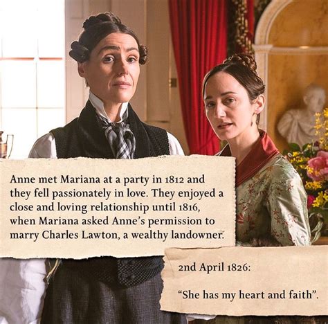 Relationship Story Marian Card Of Pictured Suranne Jones As Anne Lister And Lydia