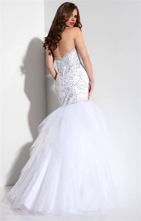 Panoply 14814 Traditional Mermaid Dress With Strapless Neckline Prom