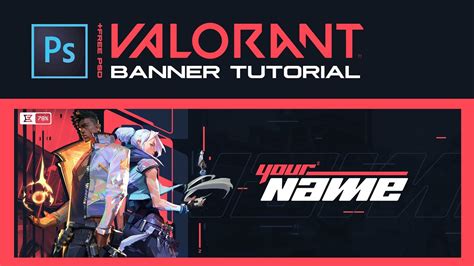 Valorant Banner Tutorial Free Psd Tutorial By Edwarddzn Youtube