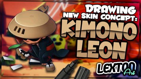 His super makes leon the fastest brawler available in the game. How To Draw Brawl Stars Skins: LEON KIMONO - New Skin ...