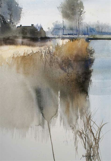 Pin By Spruce Stables On Watercolour Watercolor Landscape Paintings