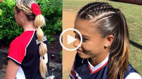 5 Fun Game Day Hairstyles For Softball Players 2adays News