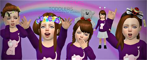 Jennisims Downloads Sims 4accessories Setstoddlers5acc