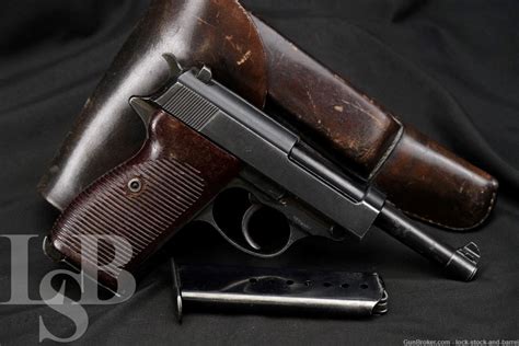 Post War French Occupied Mauser Svw P38 Bh 9mm Luger Semi Auto Pistol